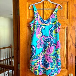 Lilly Pulitzer Vibrant Blue and Pink Dress